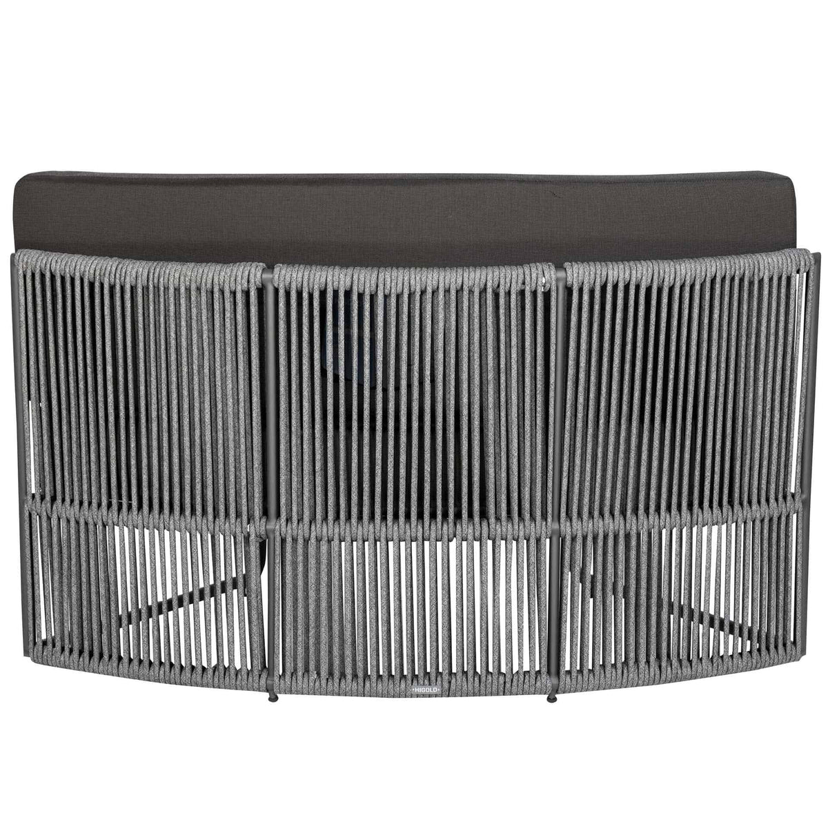 Roma Terrasbank – Rond Small – Zwart