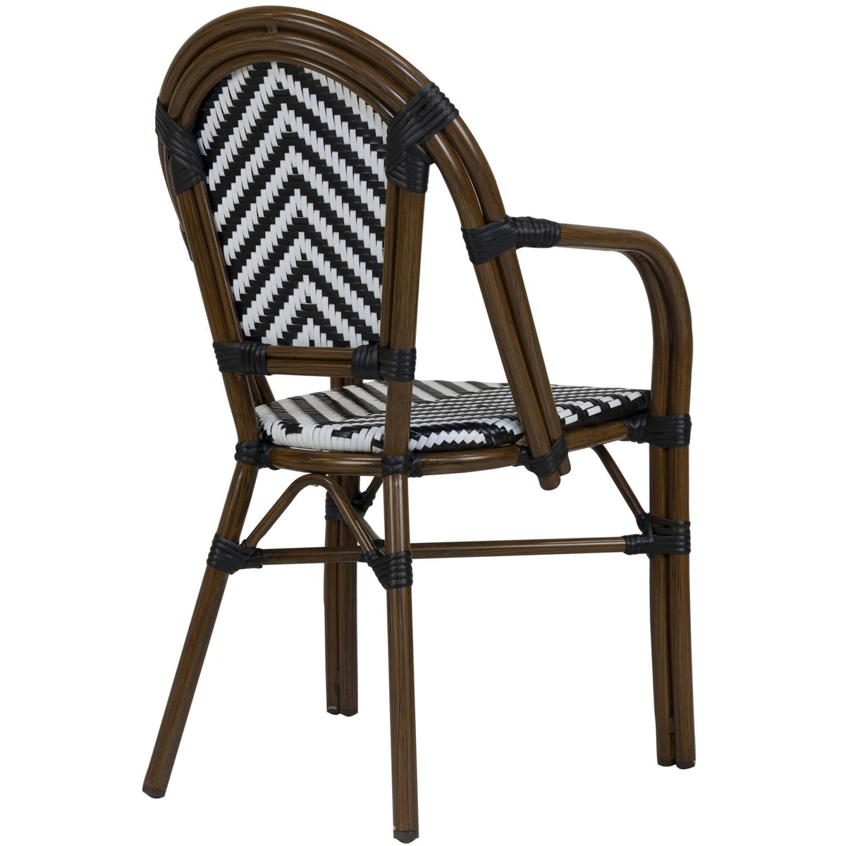 Toby-I Armstoel – Bamboo/Zwart-Wit