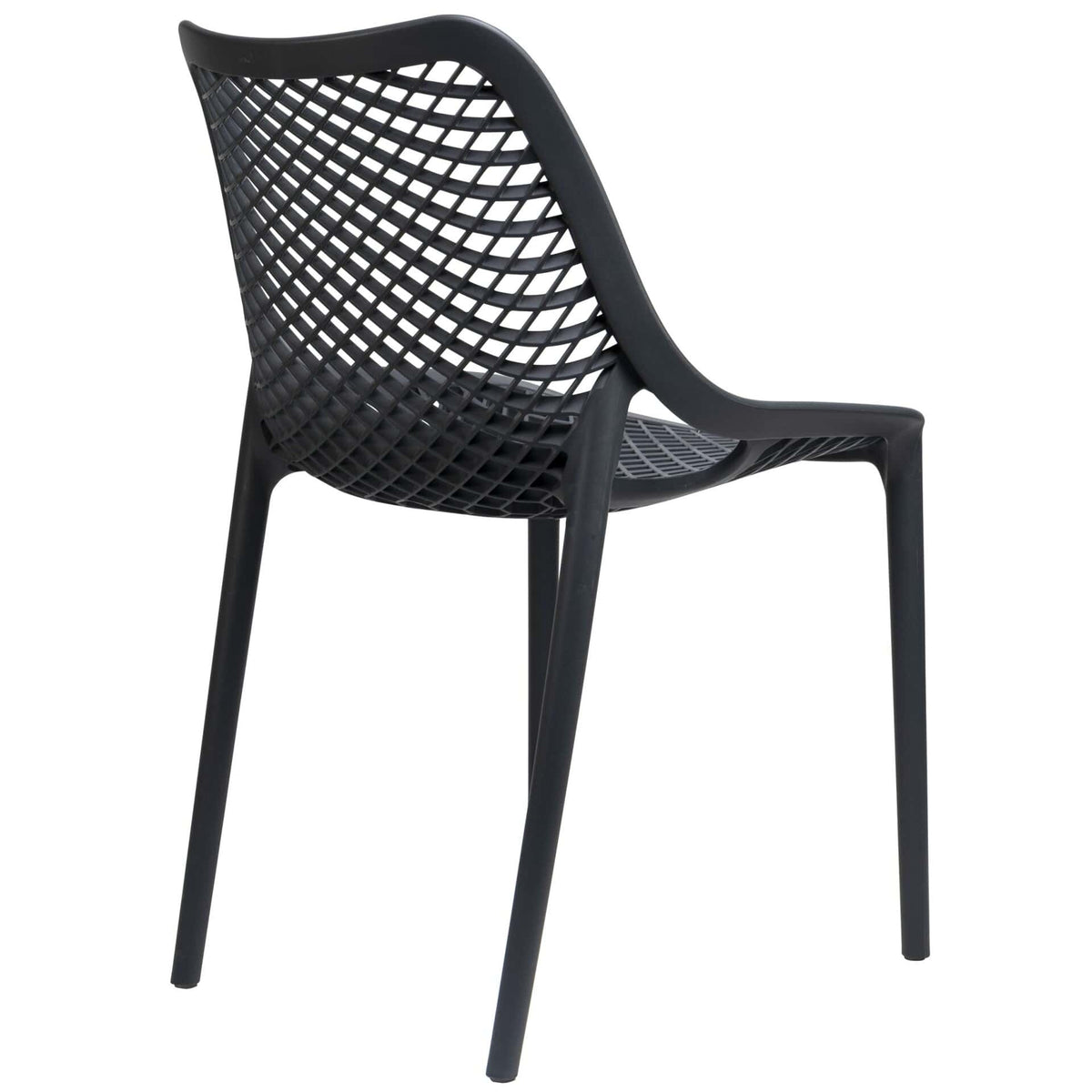 Air Terrasstoel – PVC Donkergrijs