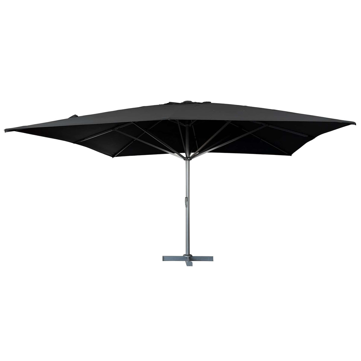Liva Parasol – 500x500cm – Zwart/Antraciet