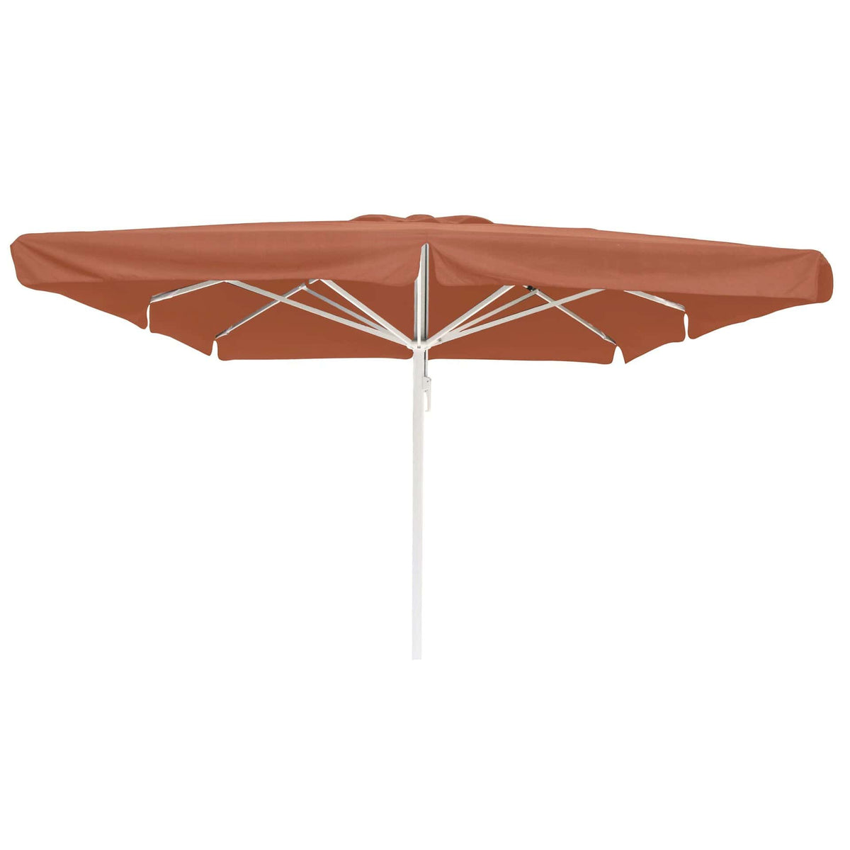 Karin Parasol – 400x400cm – Terra/Wit