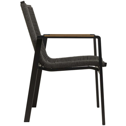 Nofi Dining Chair – Black Rope