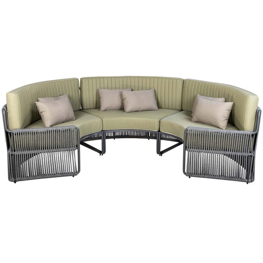 Roma Terrasbank – Rond Small – Groen