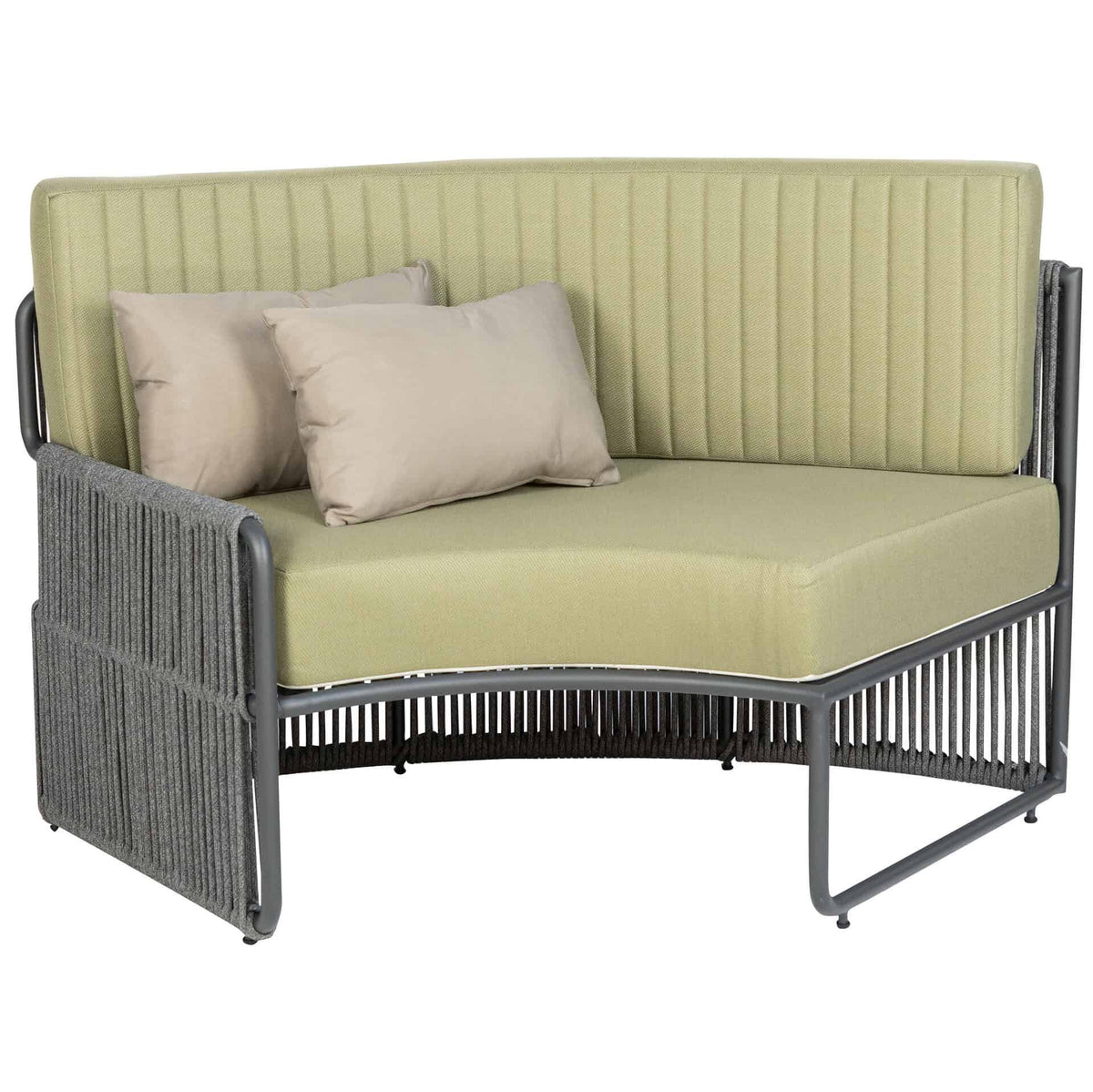 Roma Terrasbank – Rond Small – Groen
