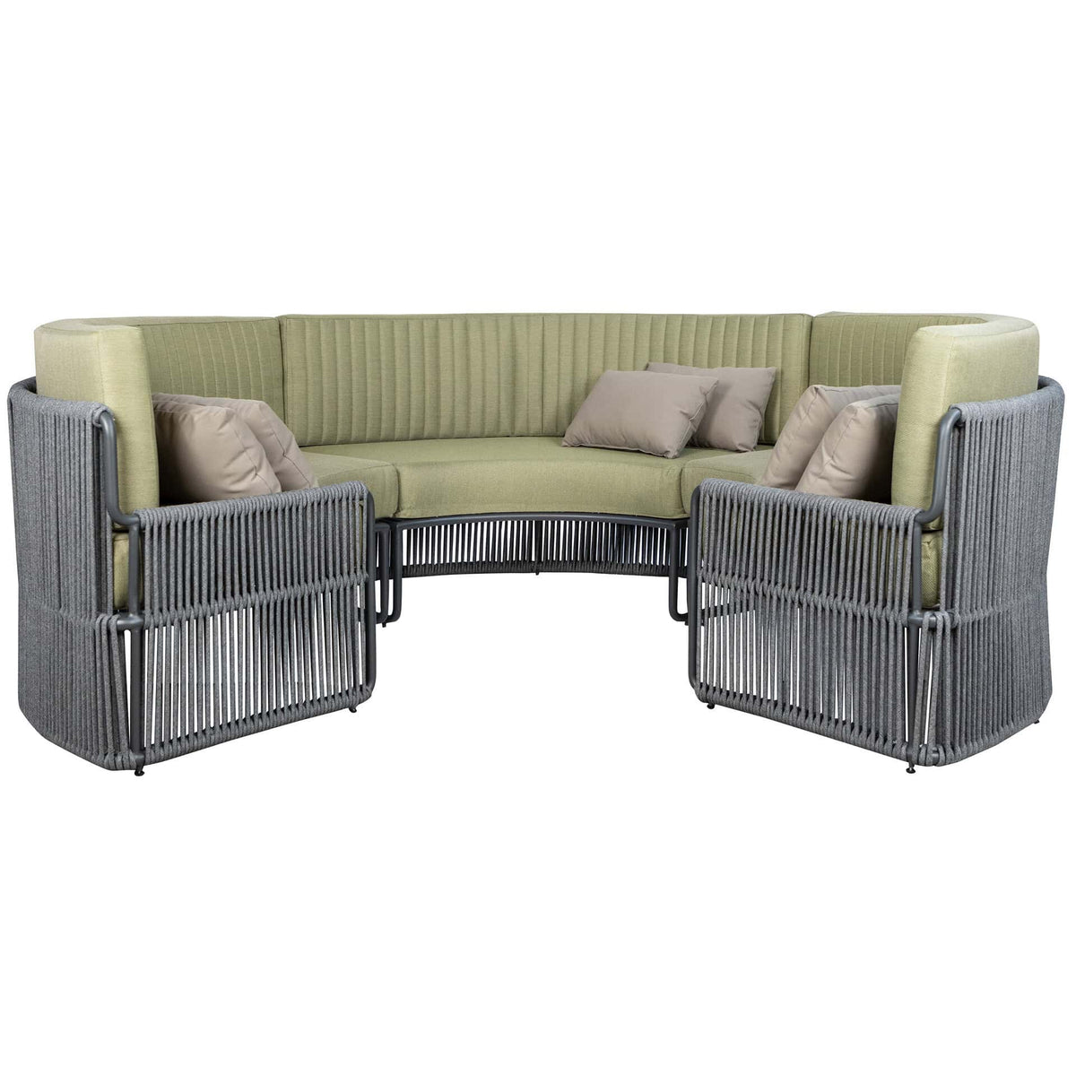 Roma Terrasbank – Rond Large – Groen