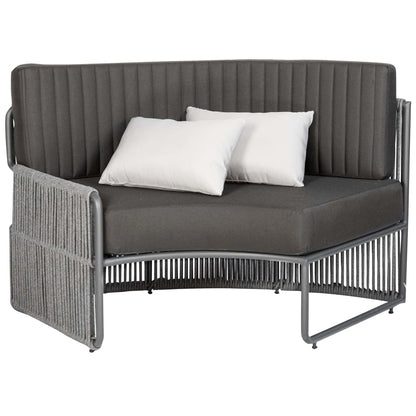 Roma Terrasbank – Rond Small – Zwart