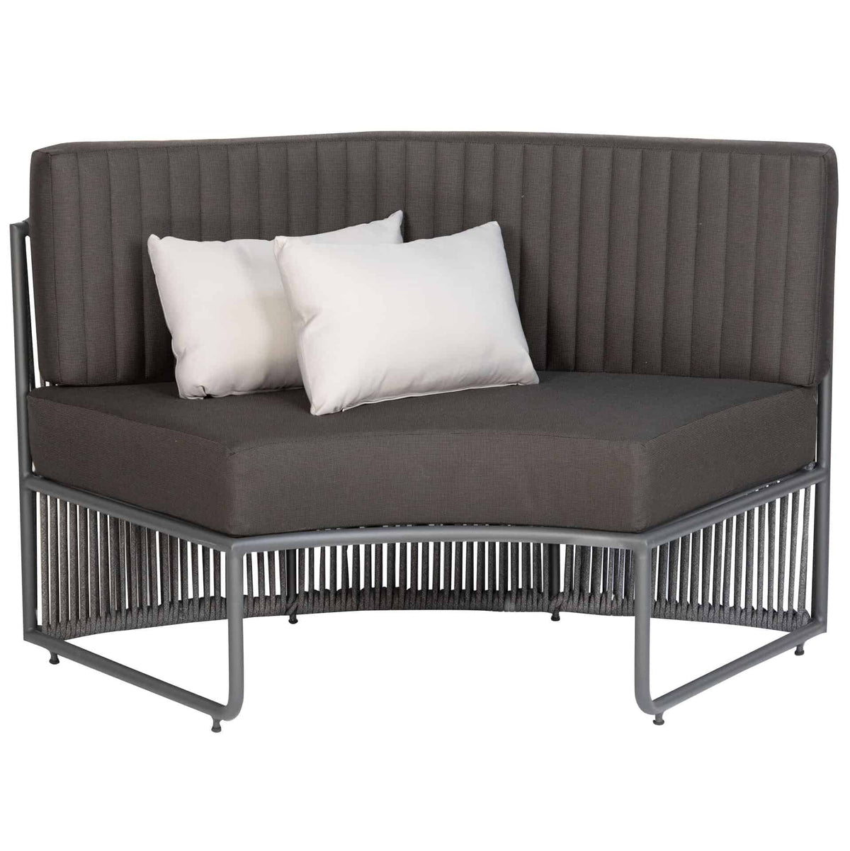 Roma Terrasbank – Rond Small – Zwart