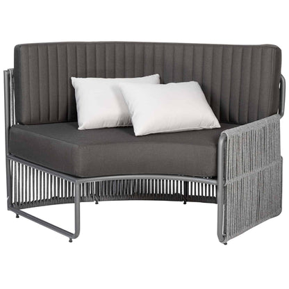 Roma Terrasbank – Rond Small – Zwart