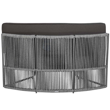 Roma Terrasbank – Rond Small – Zwart