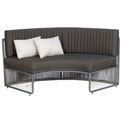 Roma Terrasbank – Rond Large – Zwart