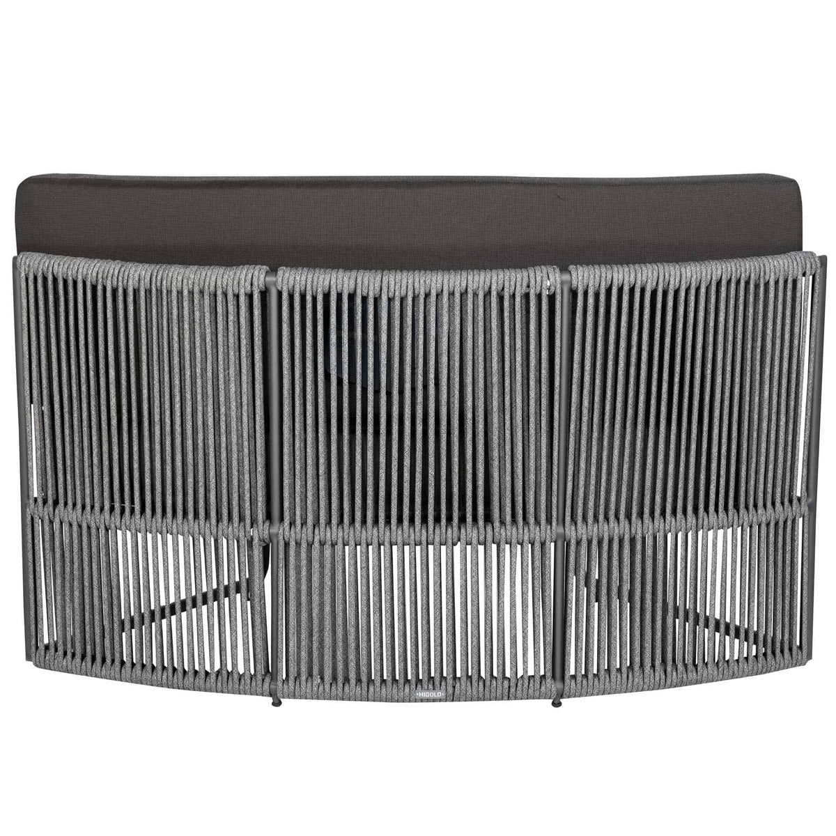 Roma Terrasbank – Rond Large – Zwart