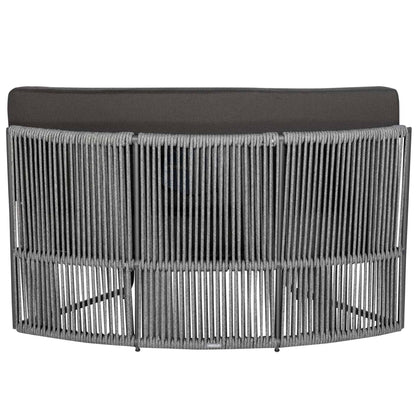 Roma Terrasbank – Rond Large – Zwart
