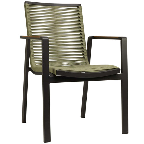 Nofi Dining Chair – Green Rope