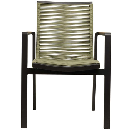 Nofi Dining Chair – Green Rope