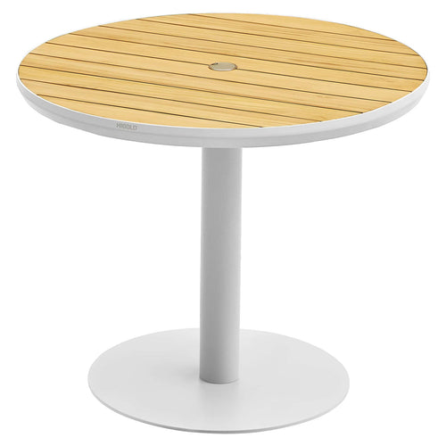 Bali Terrastafel – Ø90cm – Wit
