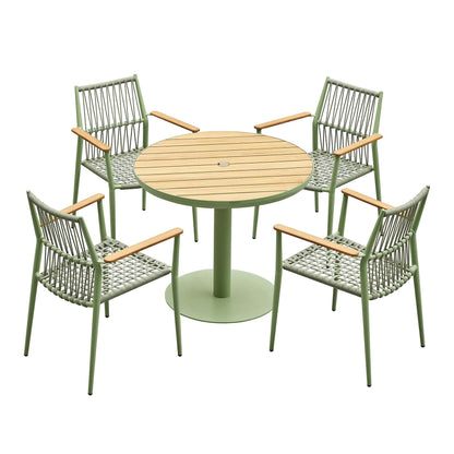 Bali Terrastafel – Ø90cm – Groen