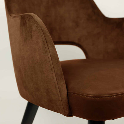 Olsen Armstoel – Roest Bruin
