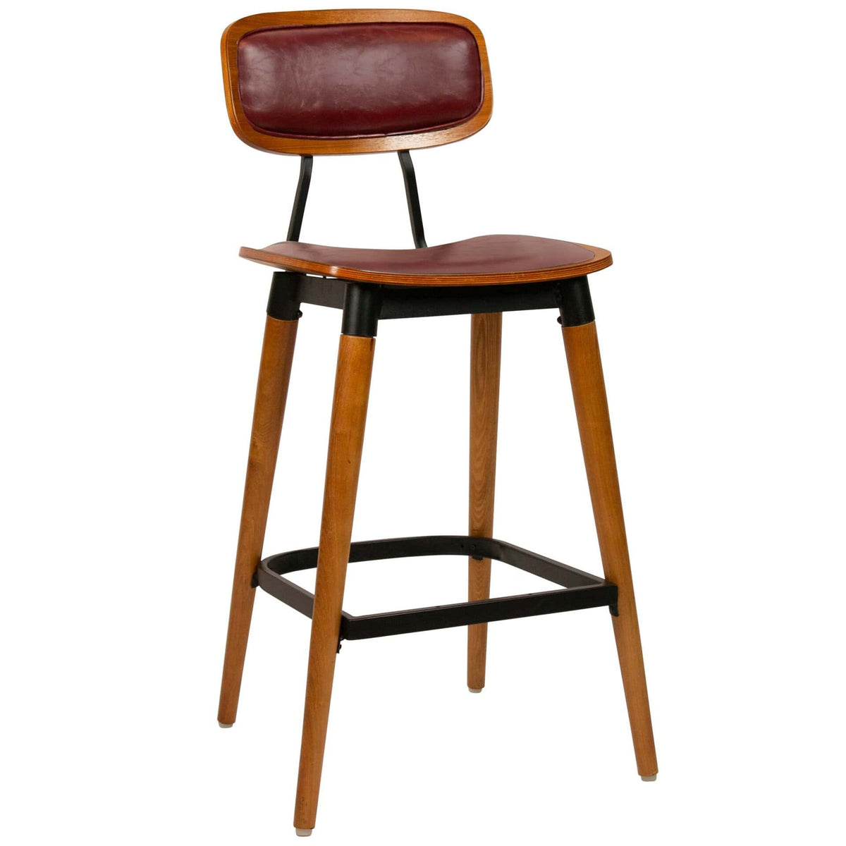 Studo Barkruk – Kunstleder Bordeaux