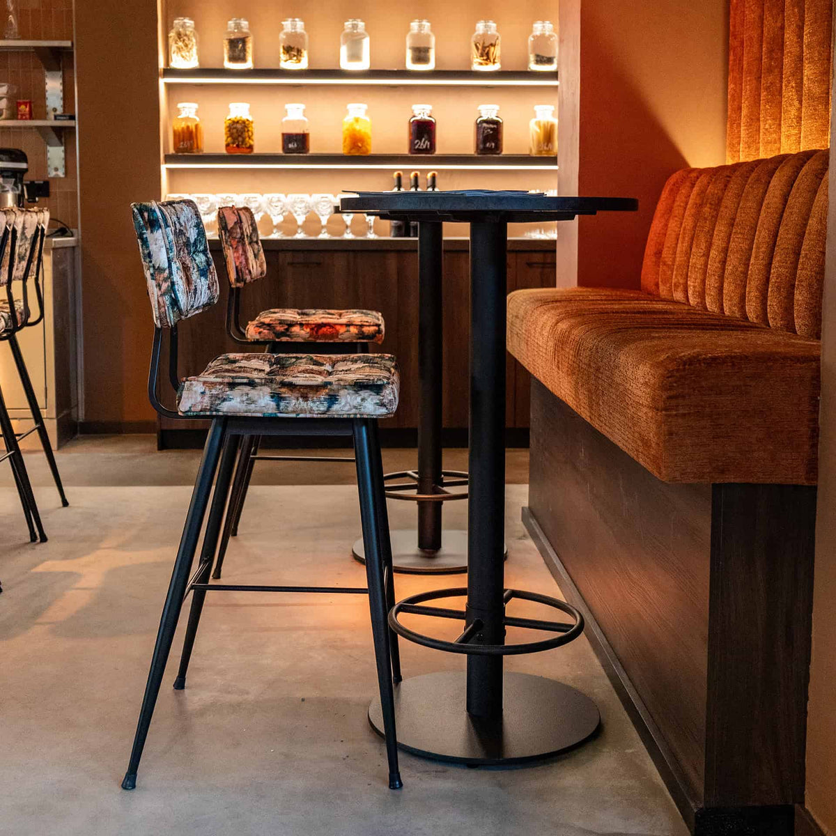 Utah Onderstel – Bar – 110cm – Gietijzer – Met voetsteun