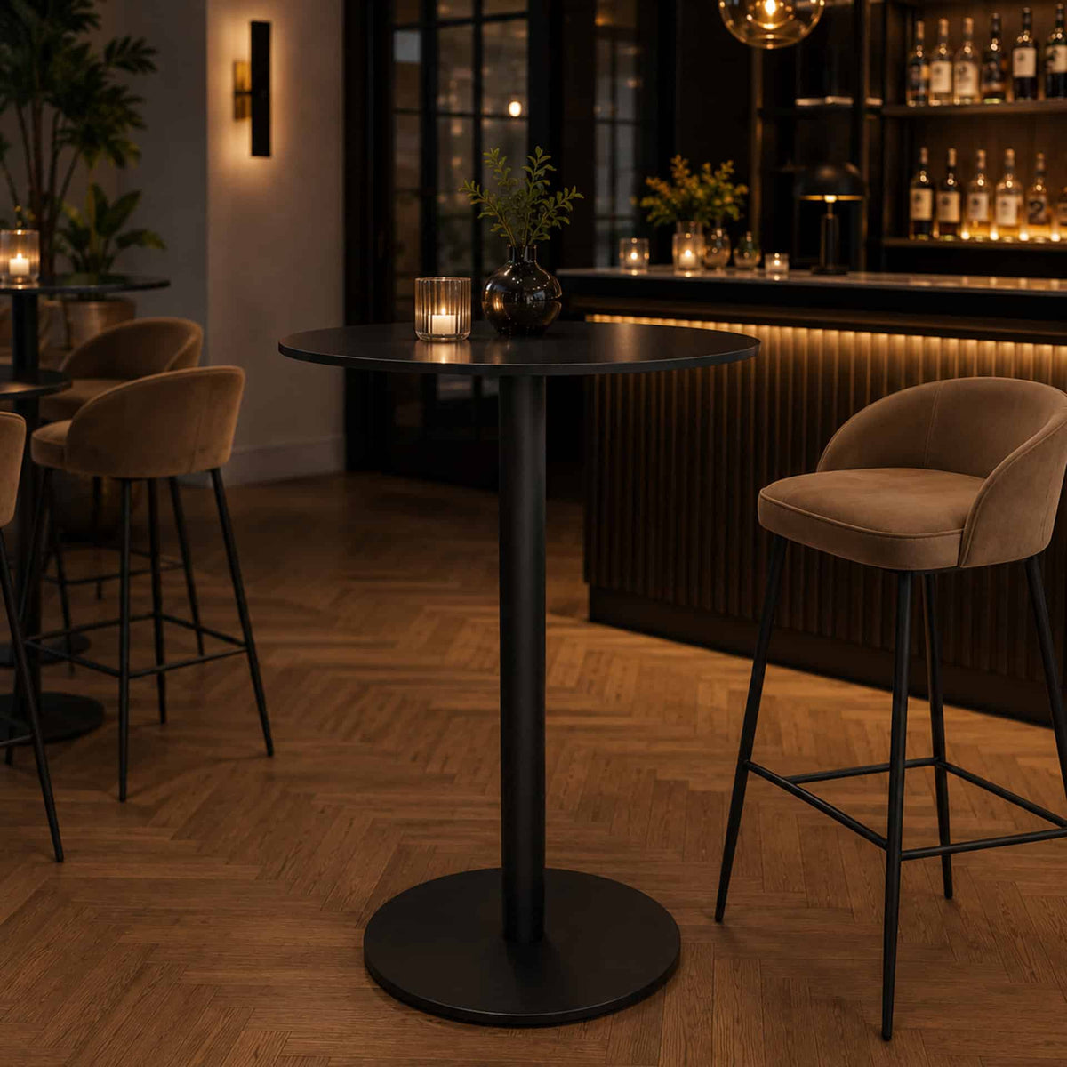 Utah Big Onderstel – Bar – 110cm – Gietijzer – Zwart