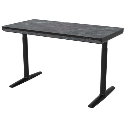 Vero – Verstelbaar Bureau – 140x70cm – Marmer/Zwart