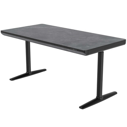Vero – Verstelbaar Bureau – 160x80cm – Marmer/Zwart