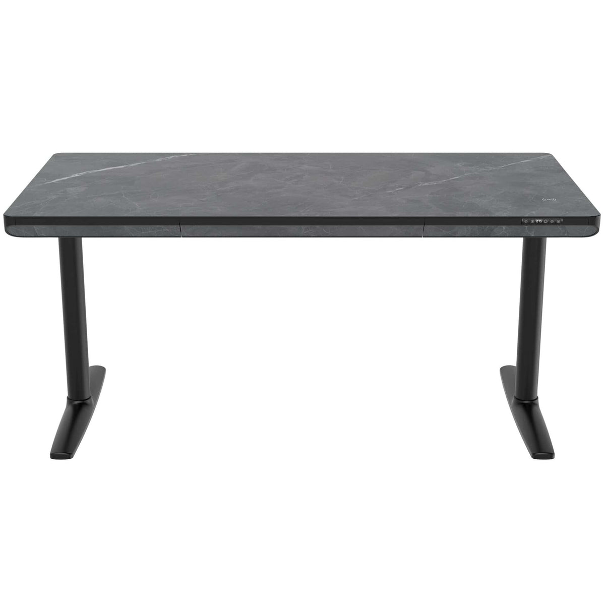 Vero – Verstelbaar Bureau – 160x80cm – Marmer/Zwart