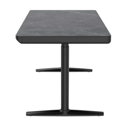 Vero – Verstelbaar Bureau – 160x80cm – Marmer/Zwart