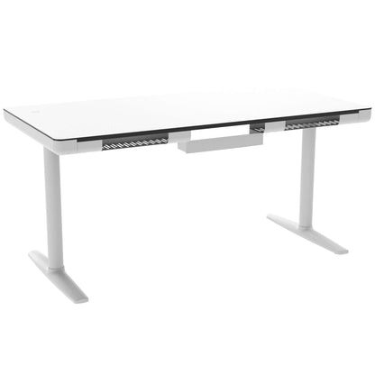 Vero – Verstelbaar Bureau – 160x80cm – Wit/Wit