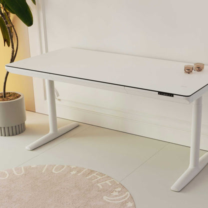 Vero – Verstelbaar Bureau – 160x80cm – Wit/Wit
