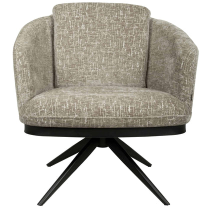 Sierra Lounge Stoel – Draaibaar – Shitake