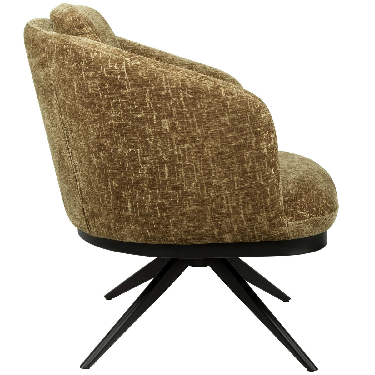Sierra Lounge Stoel – Draaibaar – Army