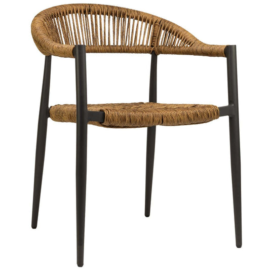 Jonah Terrasstoel – Charcoal/Naturel
