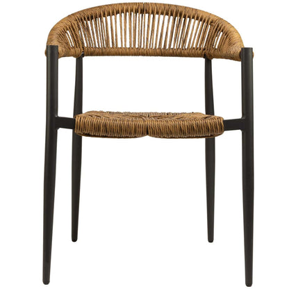 Jonah Terrasstoel – Charcoal/Naturel