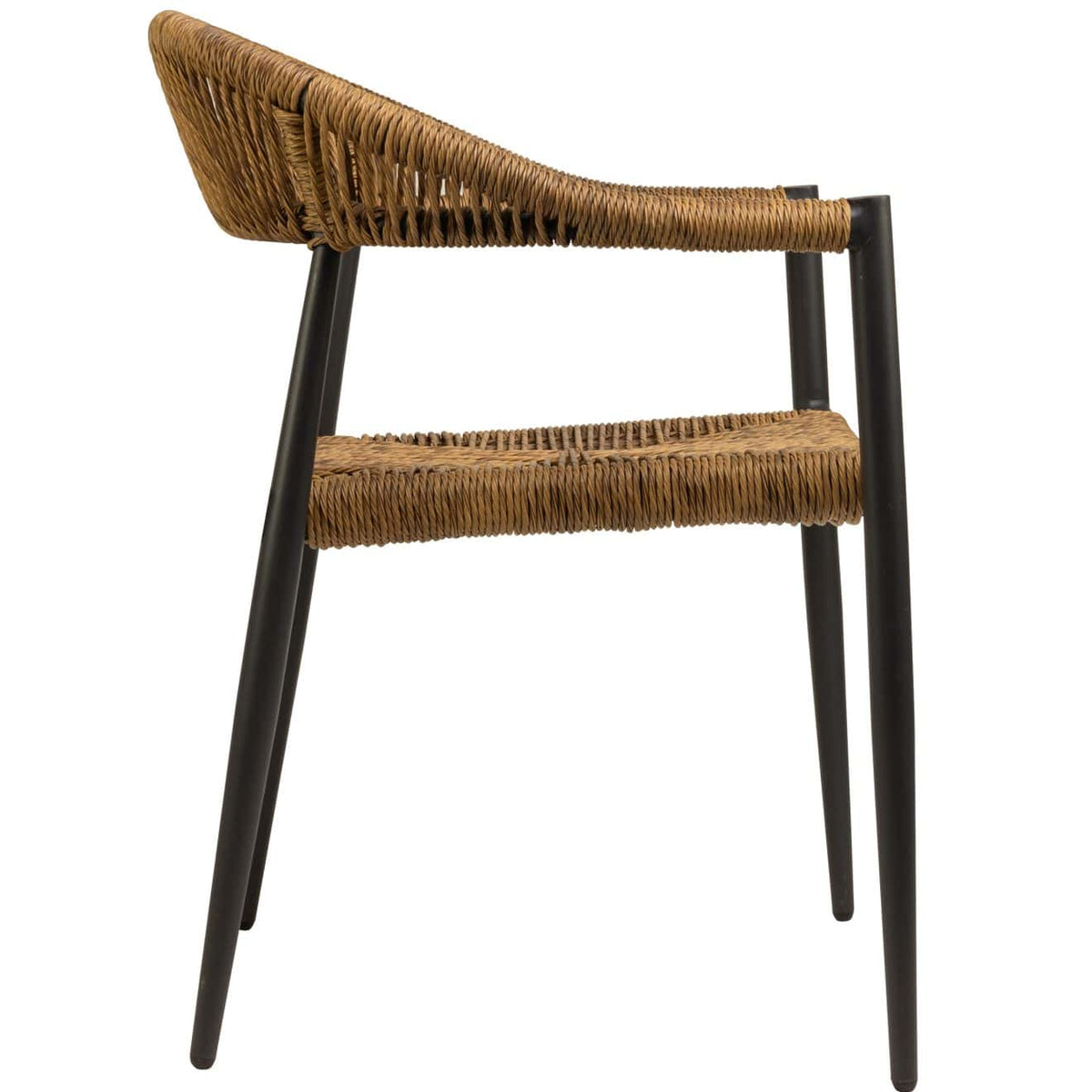 Jonah Terrasstoel – Charcoal/Naturel