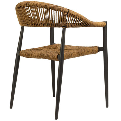 Jonah Terrasstoel – Charcoal/Naturel