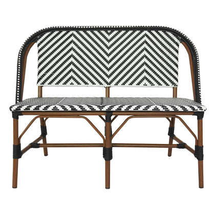 Toby-I Terrasbank – Bamboo/Zwart-Wit