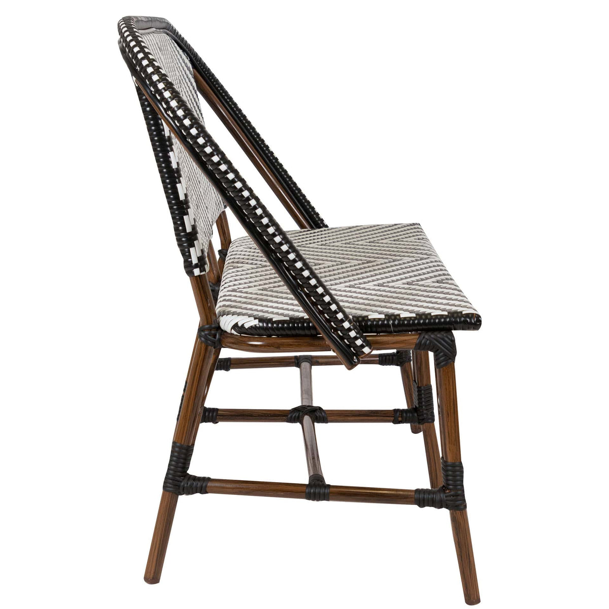 Toby-I Terrasbank – Bamboo/Zwart-Wit