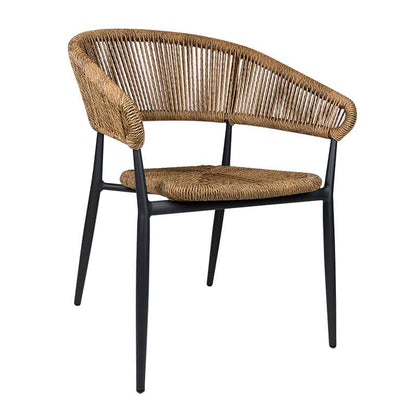 Jacco Terrasstoel – Charcoal/Natural