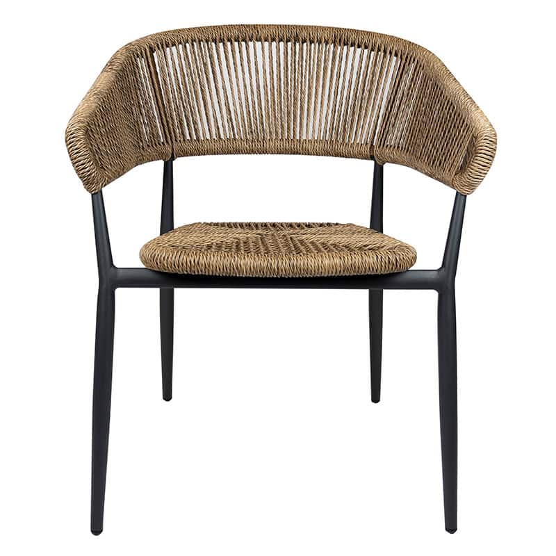 Jacco Terrasstoel – Charcoal/Natural