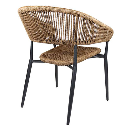 Jacco Terrasstoel – Charcoal/Natural