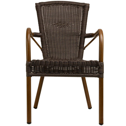 Santa Fe Terrasstoel – Dark Wood