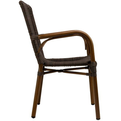 Santa Fe Terrasstoel – Dark Wood