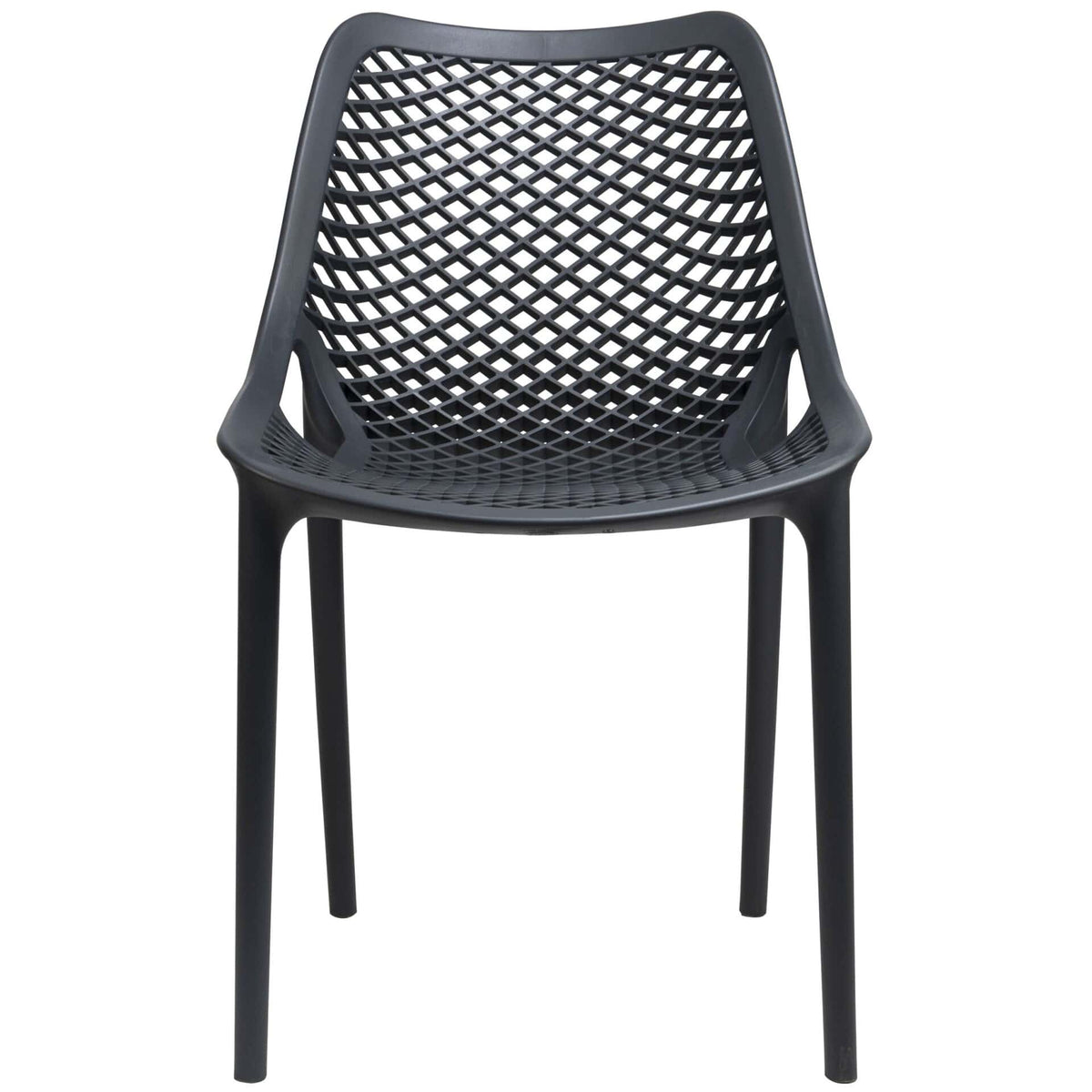 Air Terrasstoel – PVC Donkergrijs