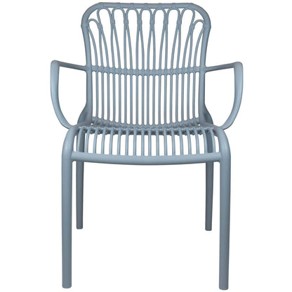 Lola Terrasstoel – Grijs-blauw