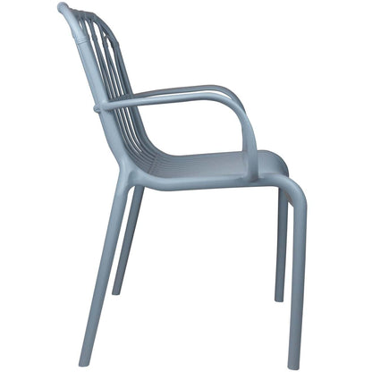 Lola Terrasstoel – Grijs-blauw