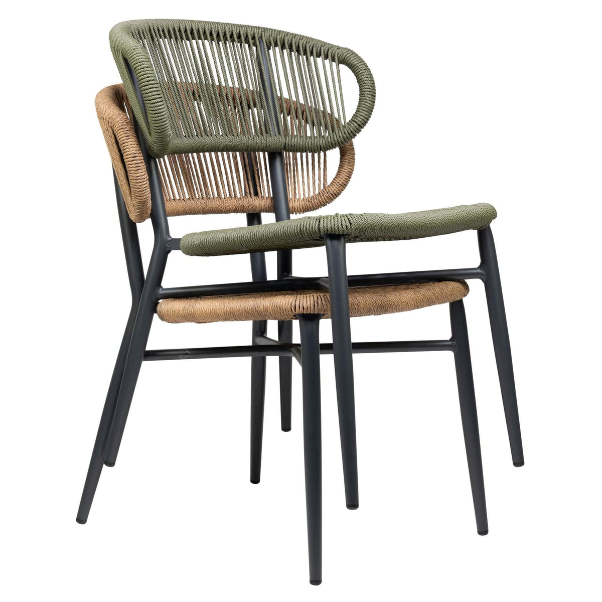 Jorden Terrasstoel – Charcoal/Naturel