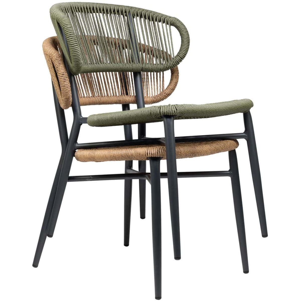 Jorden Terrasstoel – Charcoal/Green
