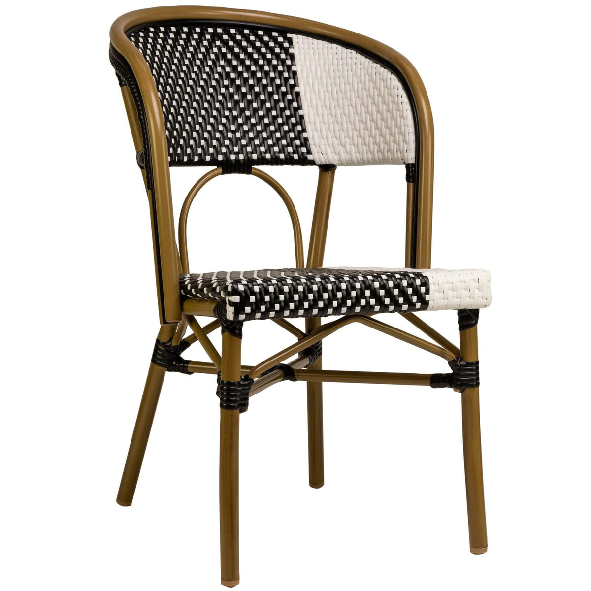 Santa Cruz Terrasstoel – Zwart/Wit