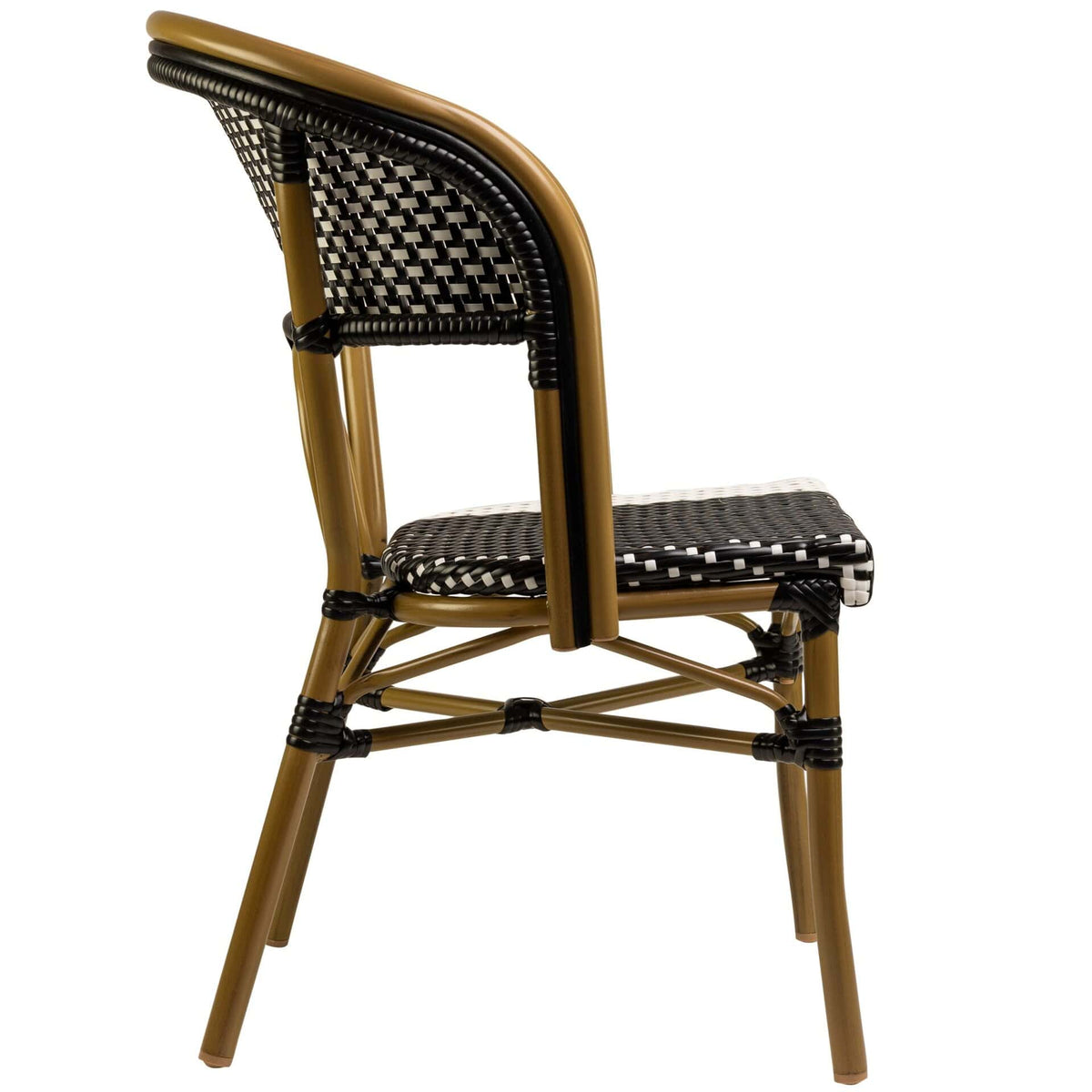 Santa Cruz Terrasstoel – Zwart/Wit